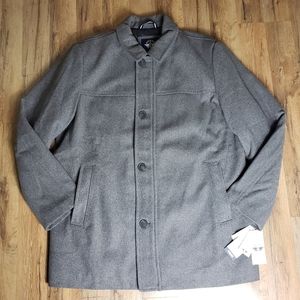 ❗NWT❗Men's Dockers Weston Wool Blend Coat Light Grey Size XL